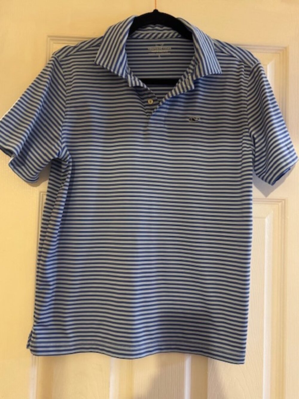 Vineyard Vines BOY Size LARGE Sankaty Performance Polo EUC